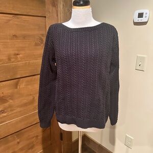Lauren, Ralph Lauren Black cable knit sweater XL